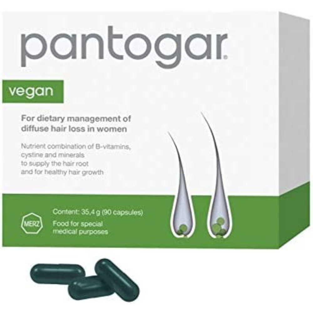 Pantogar tratamiento caida de cabello Vegan (90 capsulas)